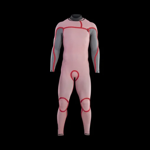 Herren Neoprenanzug Seek Amp 5/4 Front Zip men